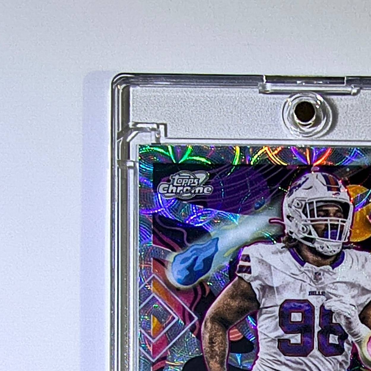 T.J. Sanders Rookie 2025 Topps Chrome Cosmic Nebula NFL #111 Card Buffalo Bills