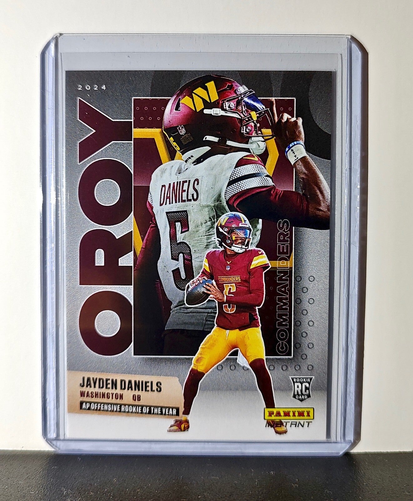 Jayden Daniels Rookie of the Year Offensive 2024 Panini NFL Football 1 of 10479