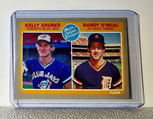 Kelly Gruber / Randy O’Neal 1985 Fleer MLB #645 Baseball Card Toronto Blue Jays