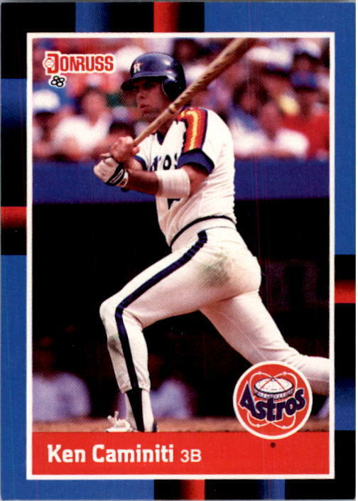 1988 Ken Caminiti Donruss Baseball Card #308