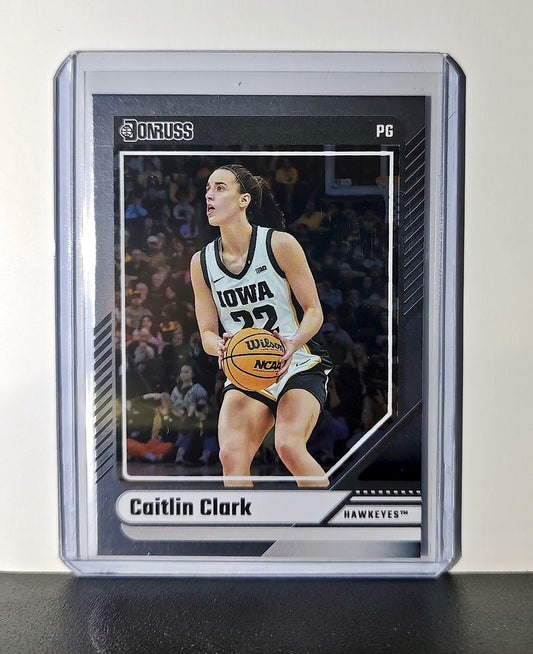 Caitlin Clark 2024 Silver Foil Panini Donruss #15 Basketball Card Iowa Hawkeyes