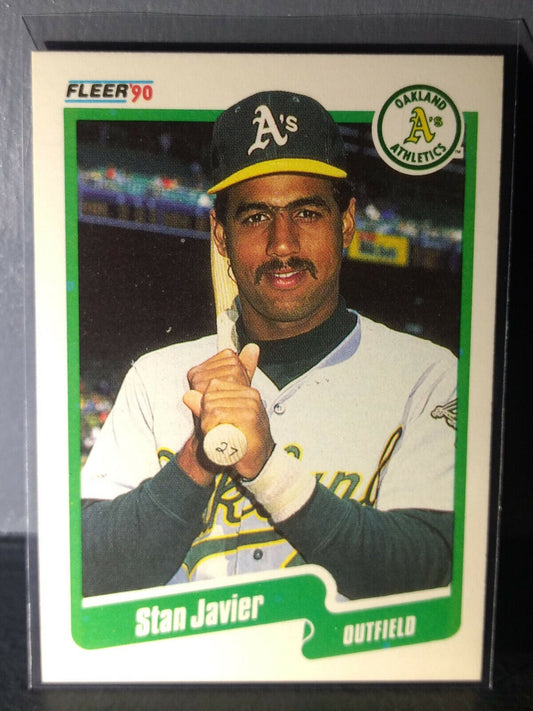 1990 Stan Javier Fleer Baseball Card #12