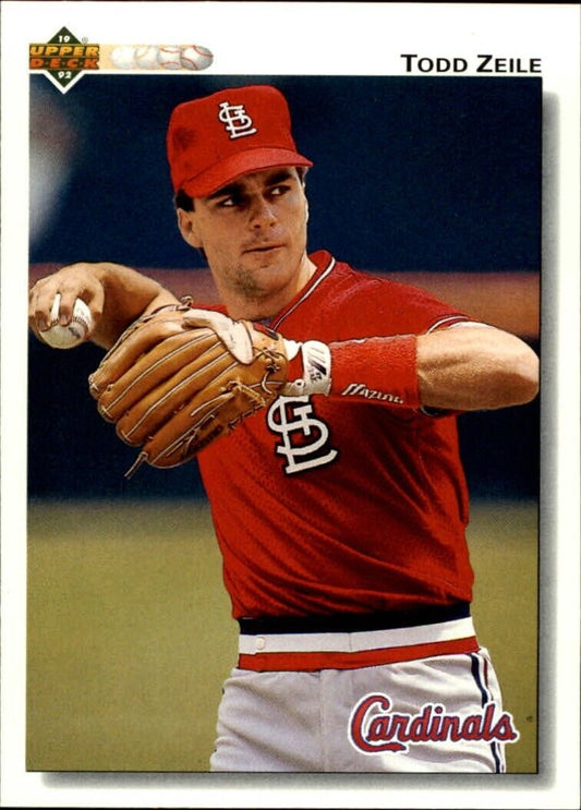 Todd Zeile 1992 Upper Deck MLB #533 Baseball Card St. Louis Cardinals