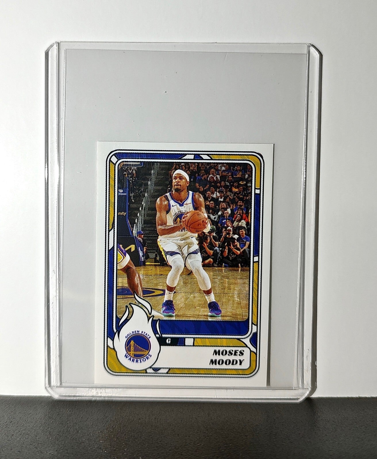 Moses Moody 2024-25 Panini NBA #330 Sticker Card Golden State Warriors