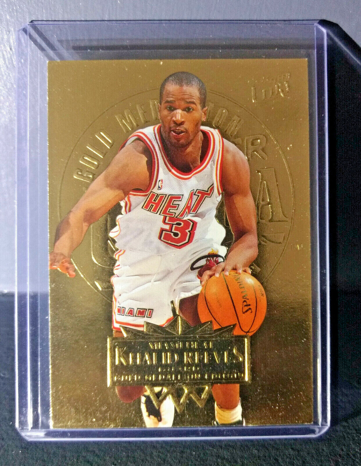 1995-96 Khalid Reeves Fleer Ultra Gold Medallion #97 Basketball Card