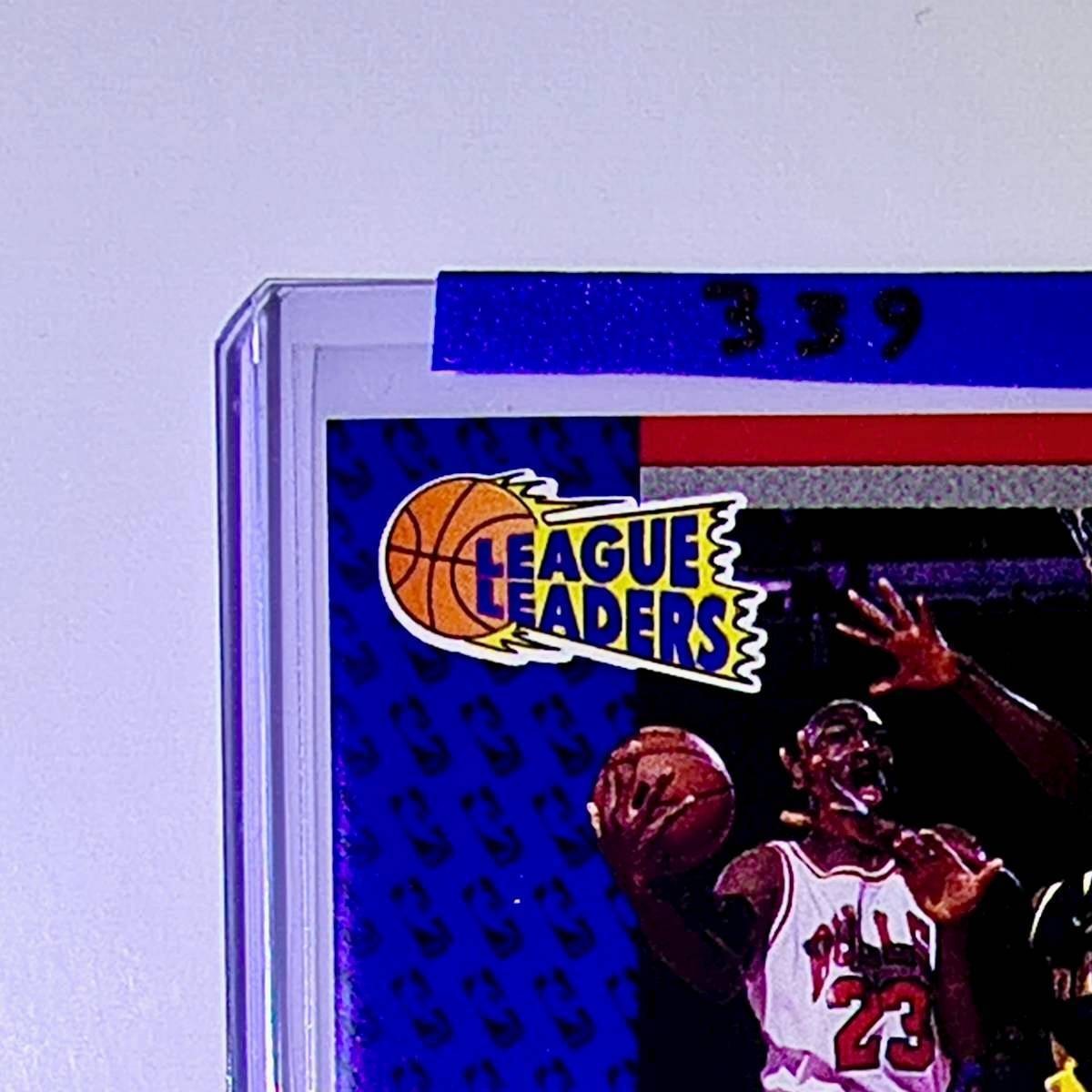 Michael Jordan 1991-92 Fleer League Leaders #220 Basketball Card Chicago Bulls