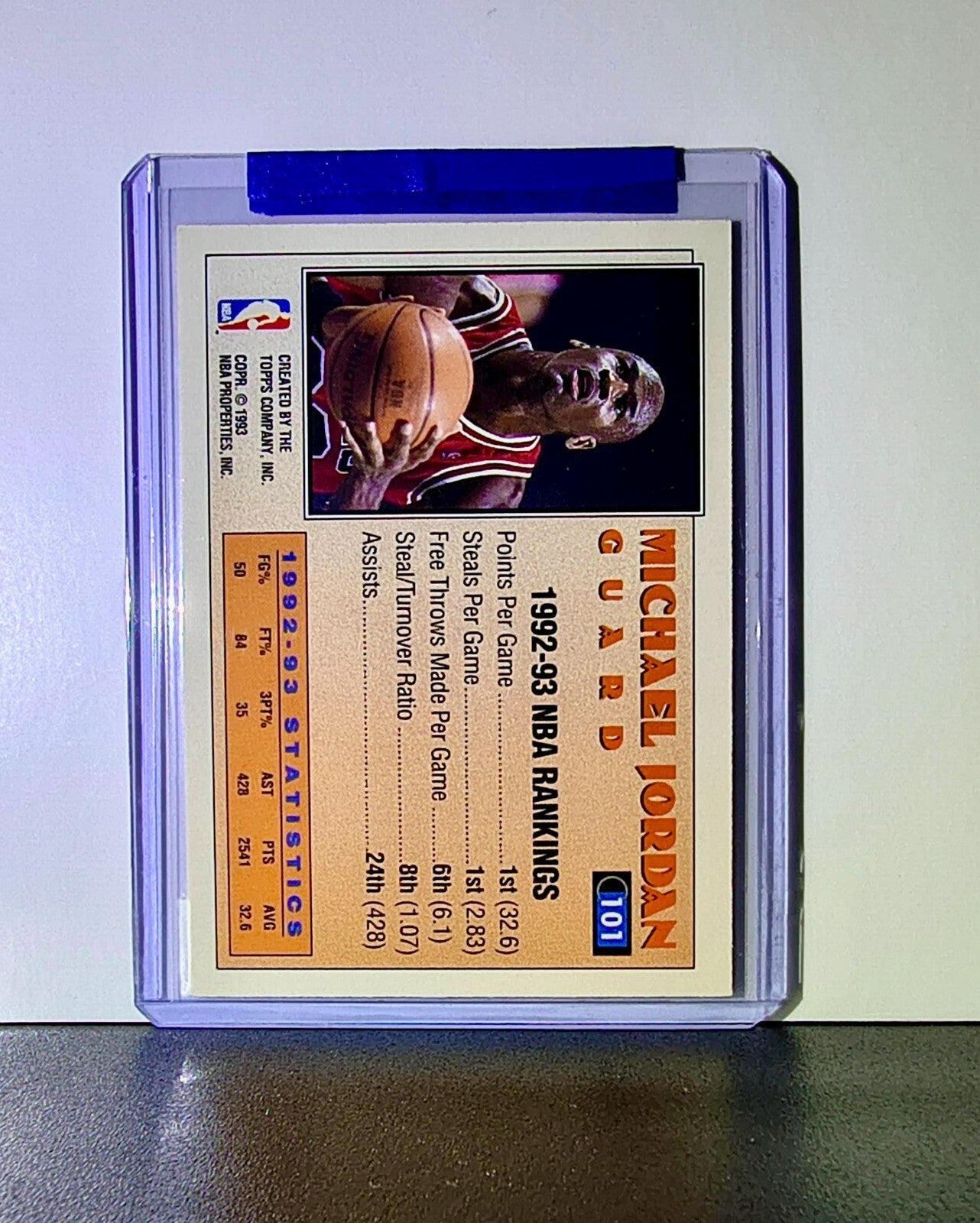 Michael Jordan 1993-94 Topps All-Star #101 Basketball Card Chicago Bulls
