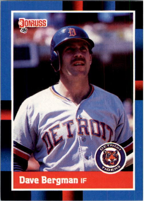 1988 Dave Bergman Donruss Baseball Card #373