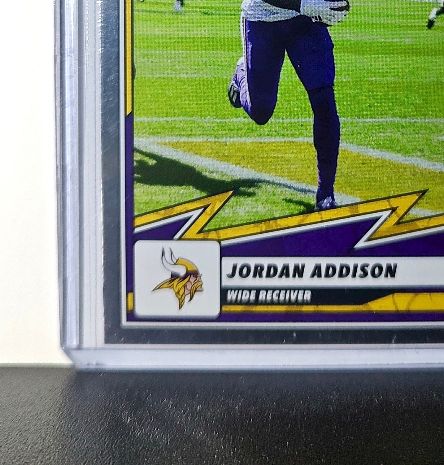 Jordan Addison 2025 Panini NFL #23 Foil Sticker Card Minnesota Vikings