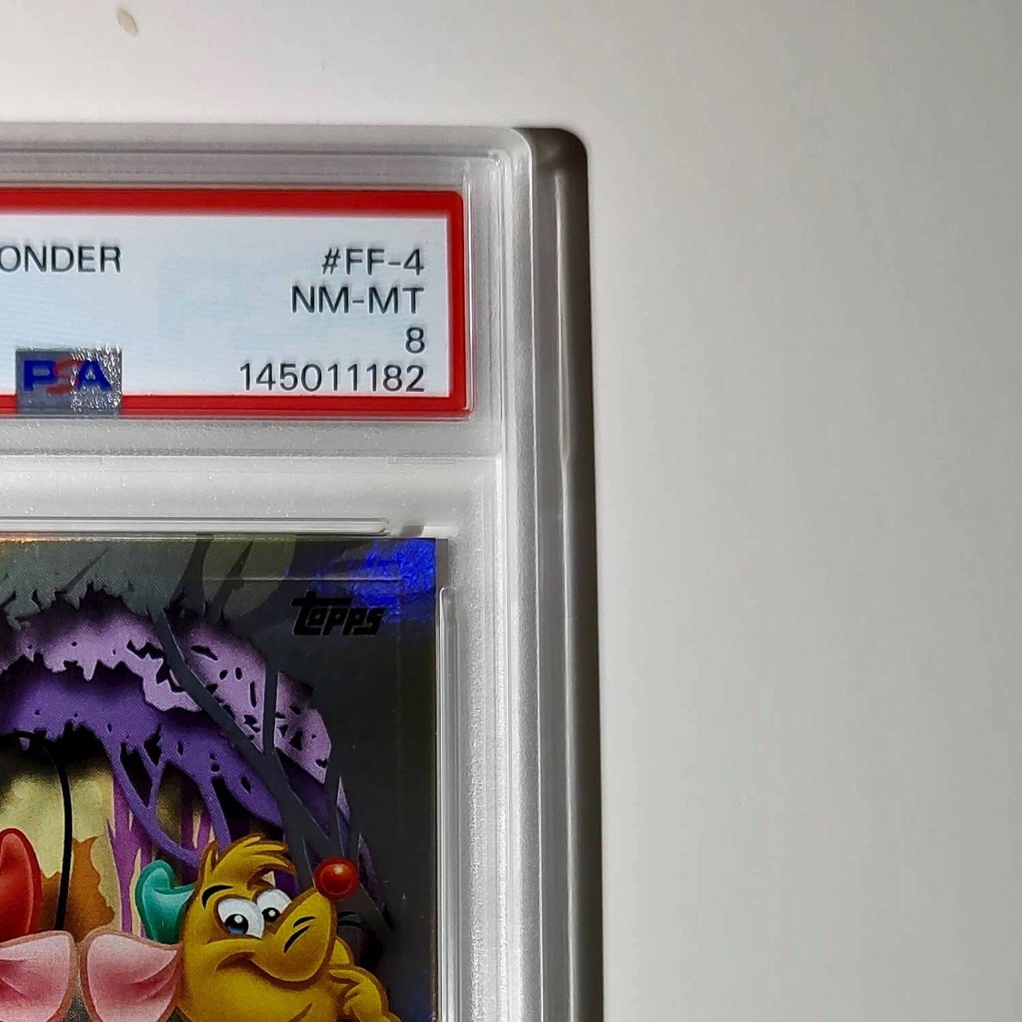 Jaq and Gus 2025 Topps Disney #FF-4 Furry Friends Card Cinderella PSA 8