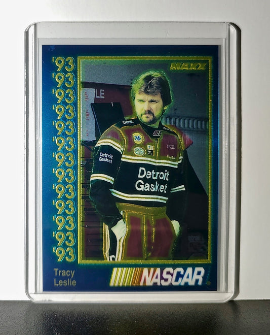 Tracy Leslie 1993 Maxx Premier Plus Racing #72 NASCAR Card Parker Racing