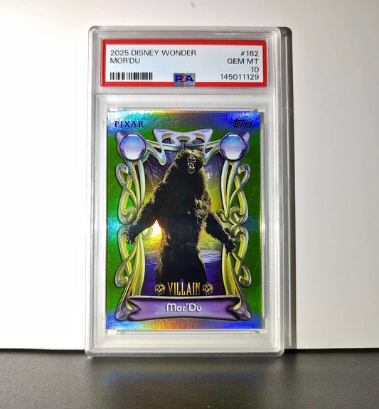Mor'Du 2025 Topps Disney Wonder #182 Card Brave PSA 10