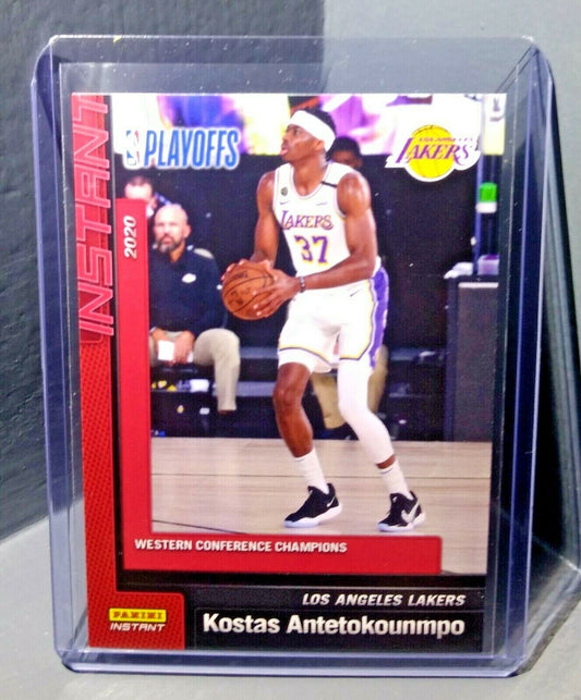 Kostas Antetokounmpo 2019-20 Panini NBA Instant Lakers 231 Basketball Card 1/340