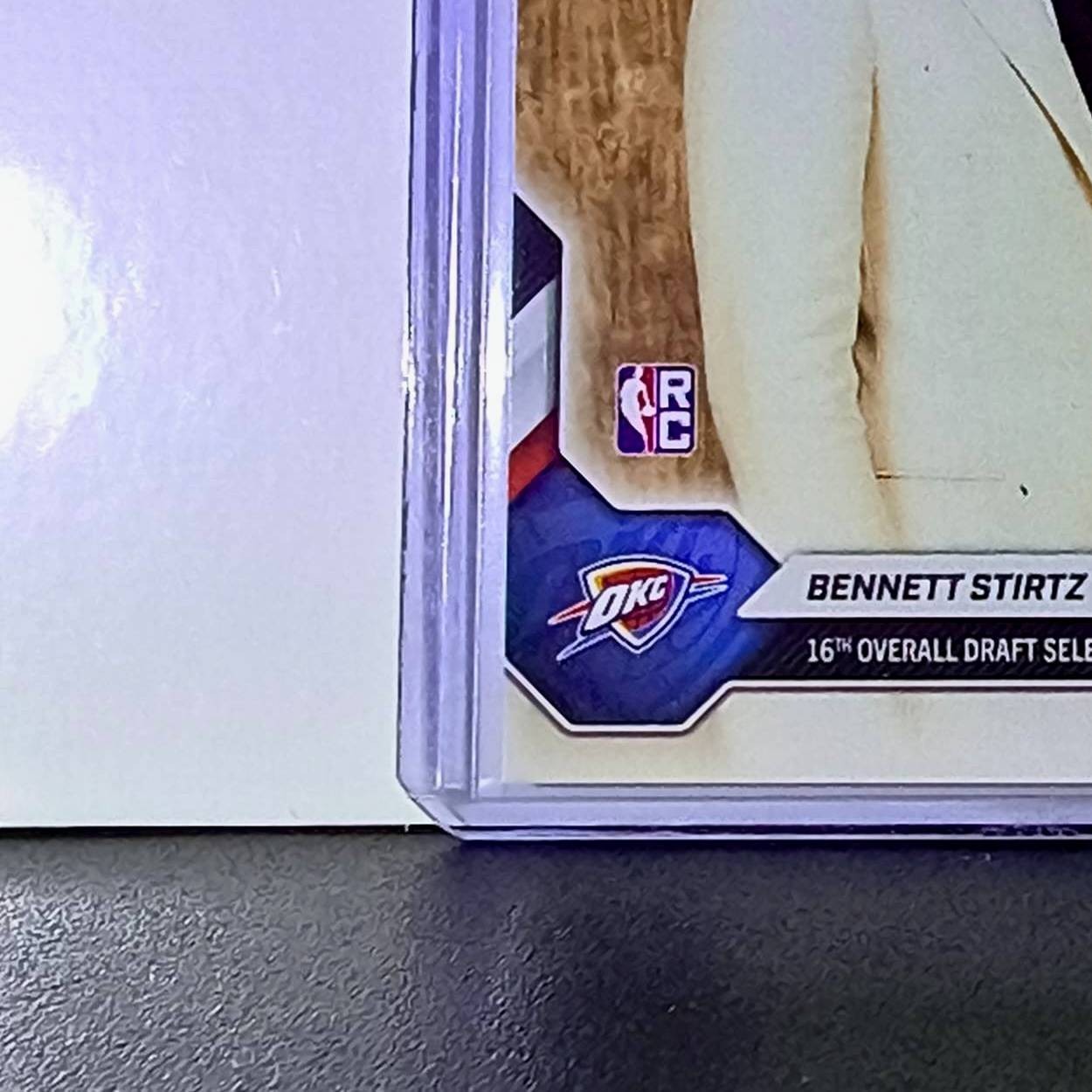 Bennett Stirtz Rookie 2026-27 Topps NBA Draft #BSTI Card OC Thunder