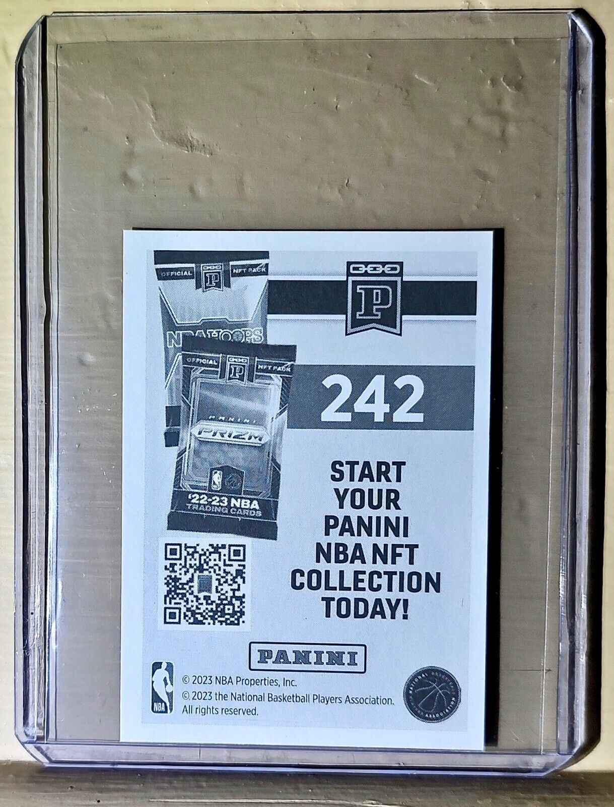 2023-24 Paolo Banchero Panini NBA Basketball #242 Sticker Orlando Magic