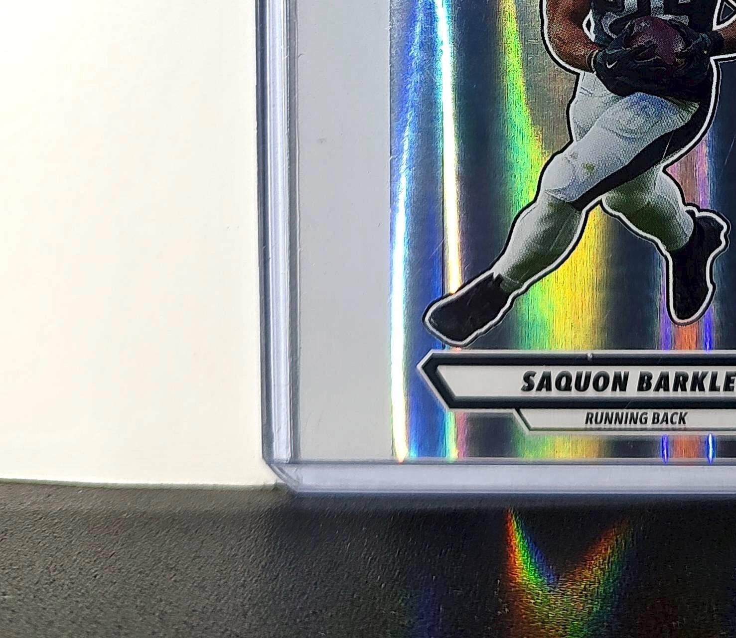 Saquon Barkley 2025 Panini NFL #341 Foil Sticker Eagles
