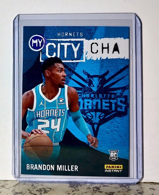 Brandon Miller 2023-24 Panini NBA #14 MyCity Basketball Card Hornets 1/543