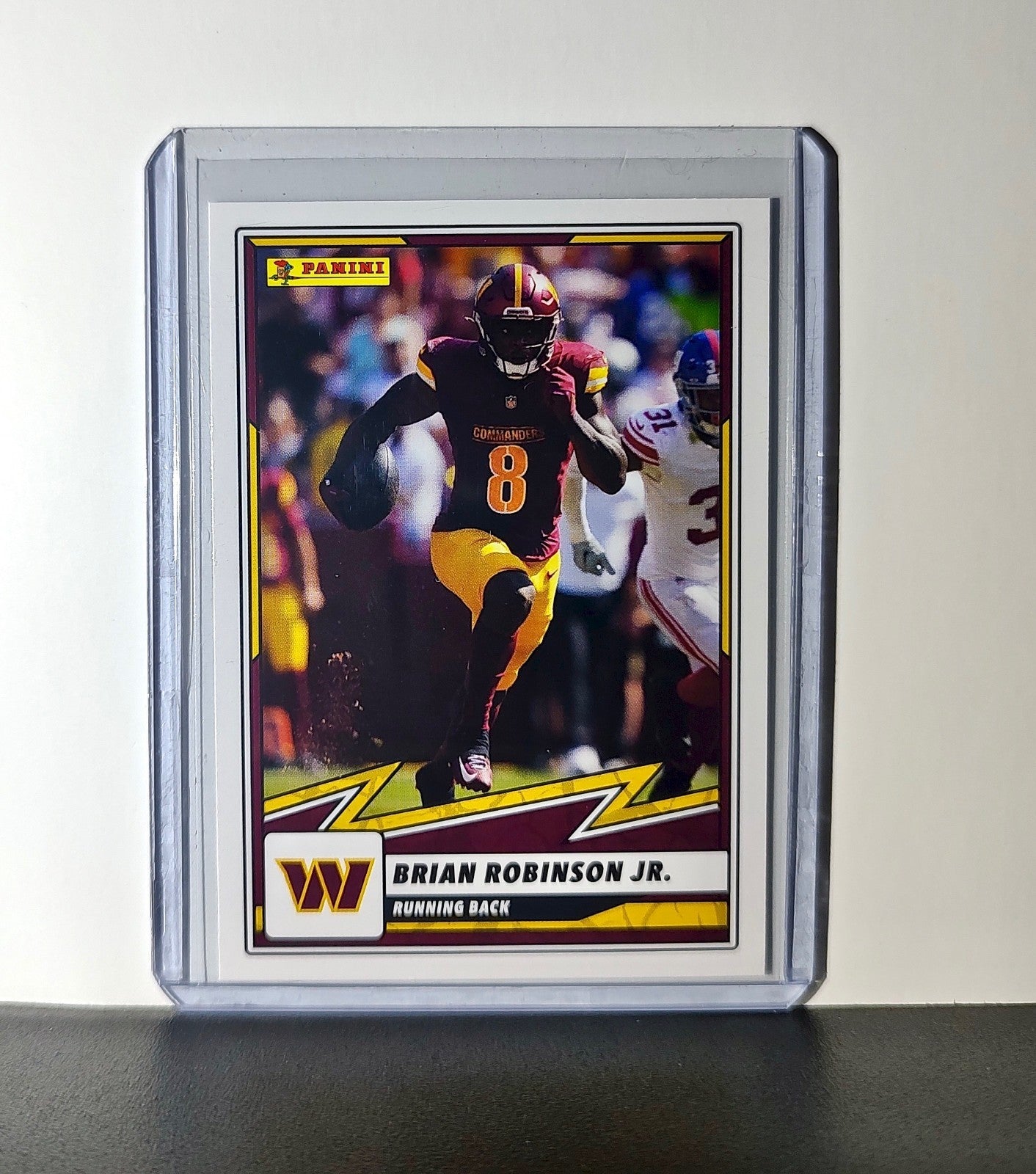 Brian Robinson Jr. 2025 Panini NFL #69 Sticker Card Washington Commanders
