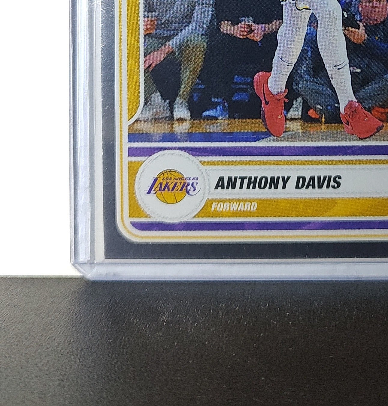 Anthony Davis 2023-24 Panini NBA Sticker Foil Card #46 Los Angeles Lakers