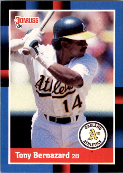 1988 Tony Bernazard Donruss Baseball Card #344