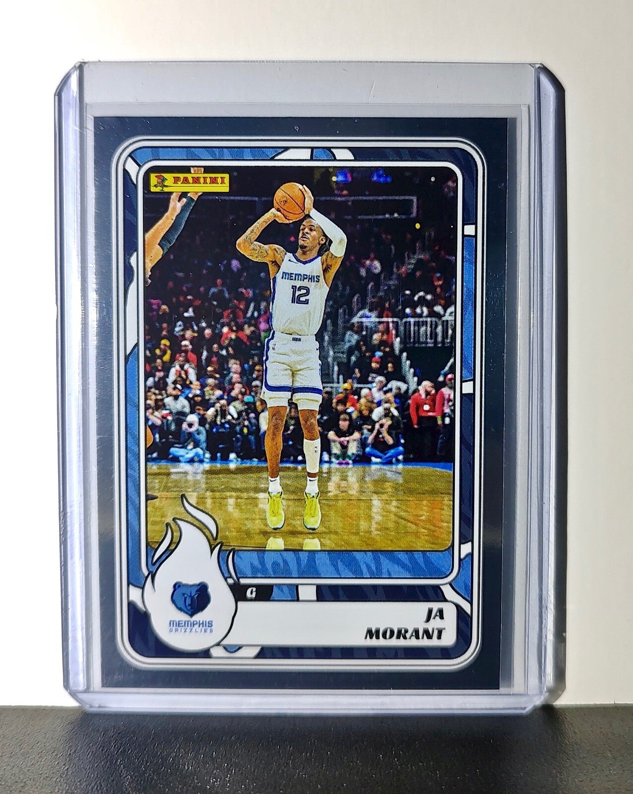 Ja Morant 2024-25 Panini NBA #46 Foil Sticker Card Memphis Grizzlies