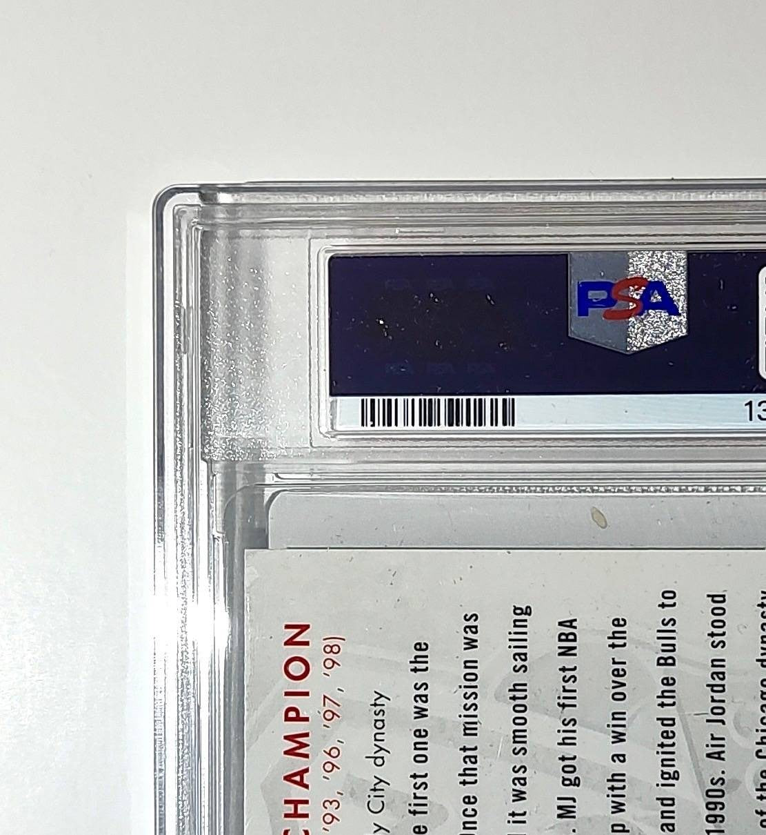 Michael Jordan 2009 Upper Deck Jordan Legacy #MJ-10 Jumbo Card PSA 6 EX-MT
