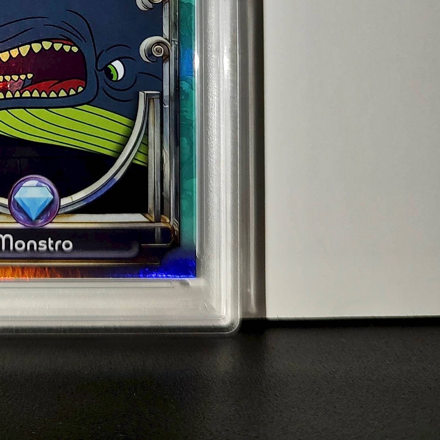 Monstro 2025 Topps Disney Wonder #110 Diamond Card Pinocchio PSA 8