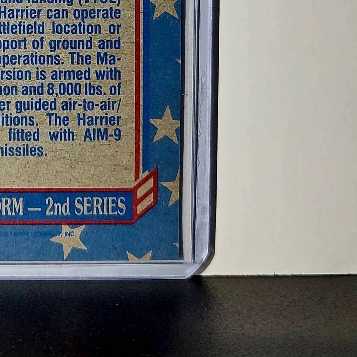 AV-8B Harrier 1991 Topps Desert Storm #136 Card