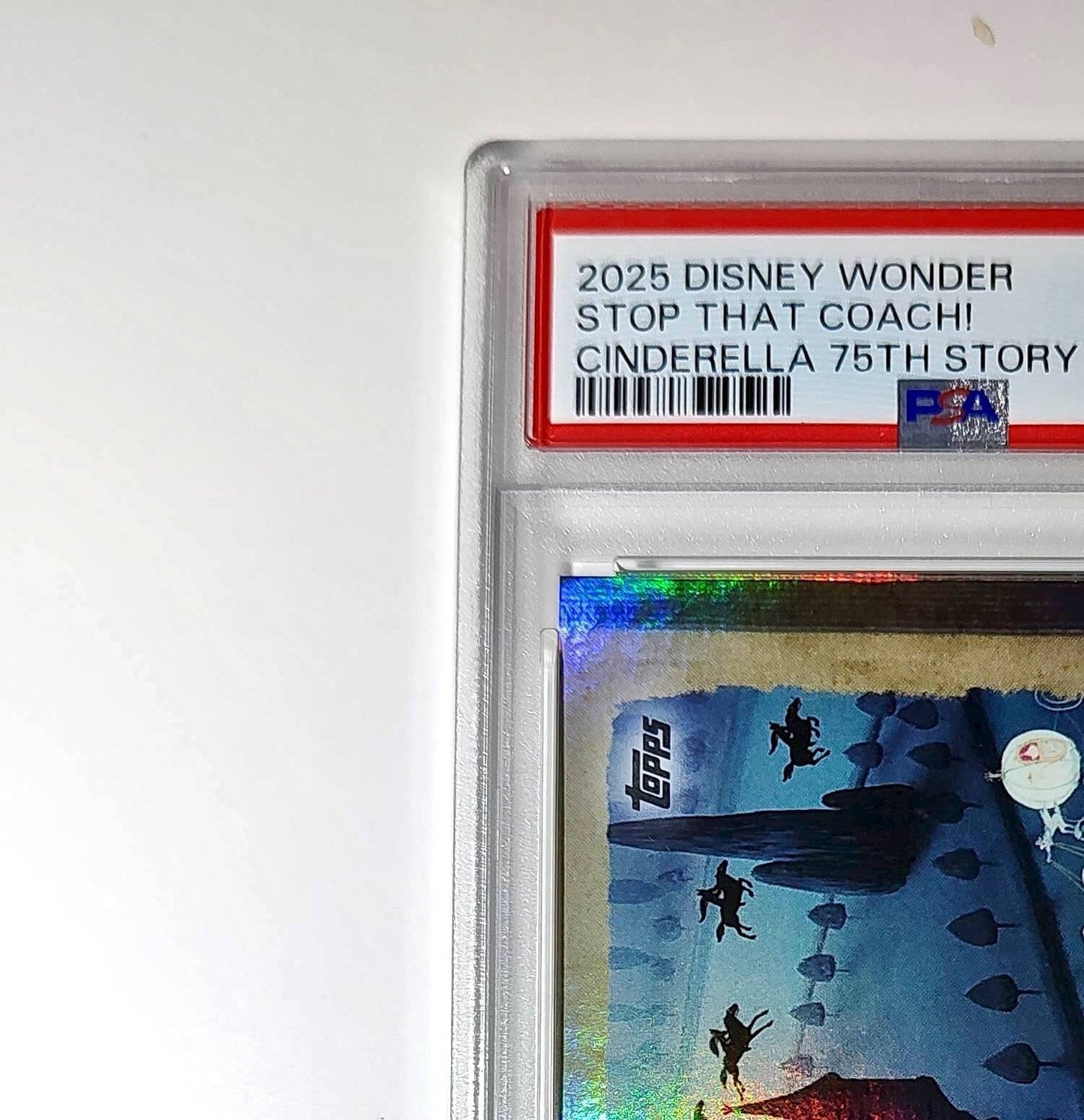 Stop that coach! Close gates! 2025 Topps Disney #C75-19 PSA 10