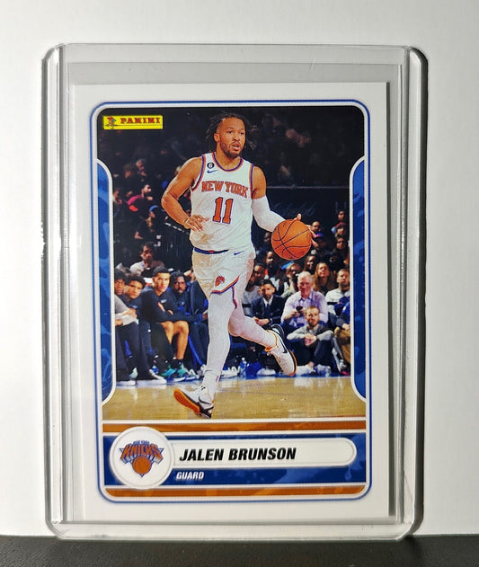 Jalen Brunson 2023-24 Panini NBA Basketball #51 Card New York Knicks