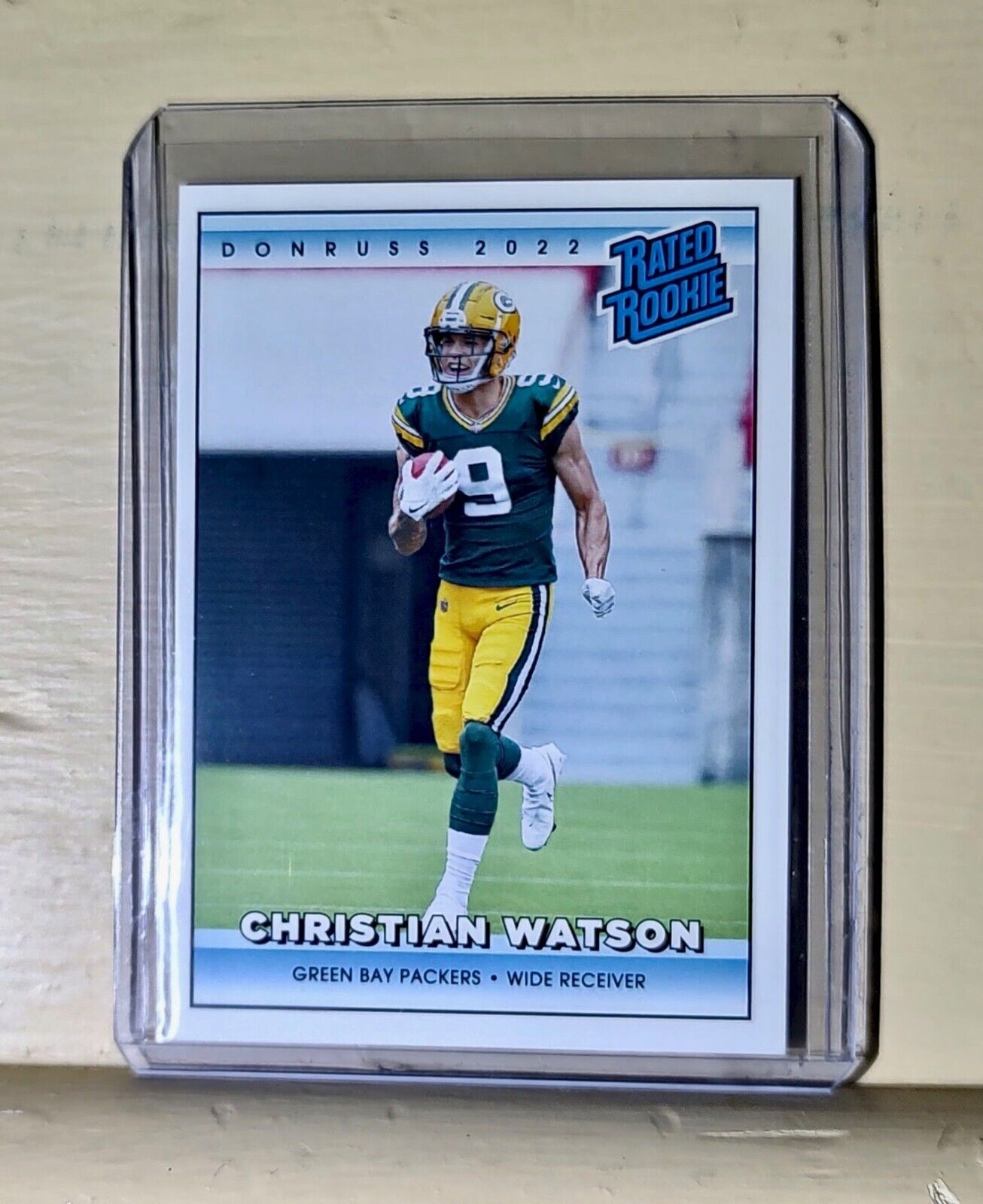 Christian Watson 2022 NFL Panini #12 Rated Rookie Retro Football Card 1/4094