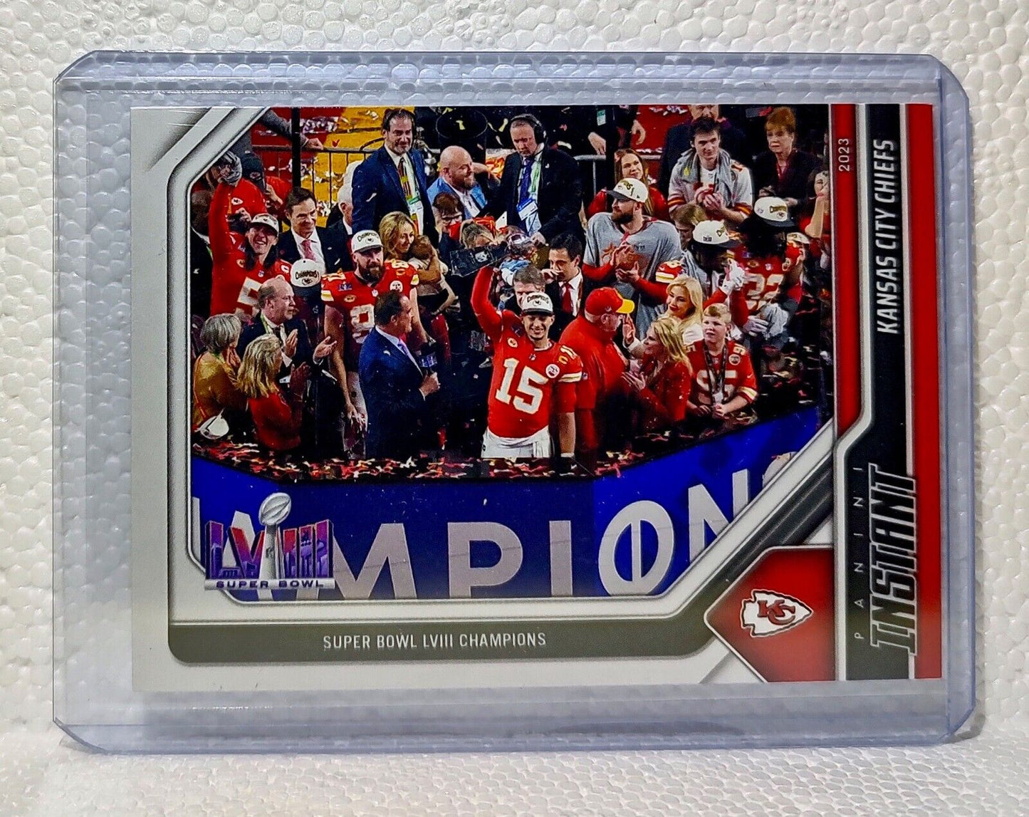 2023 Kansas City Chiefs Panini NFL Superbowl LVIII Champions #1 Card