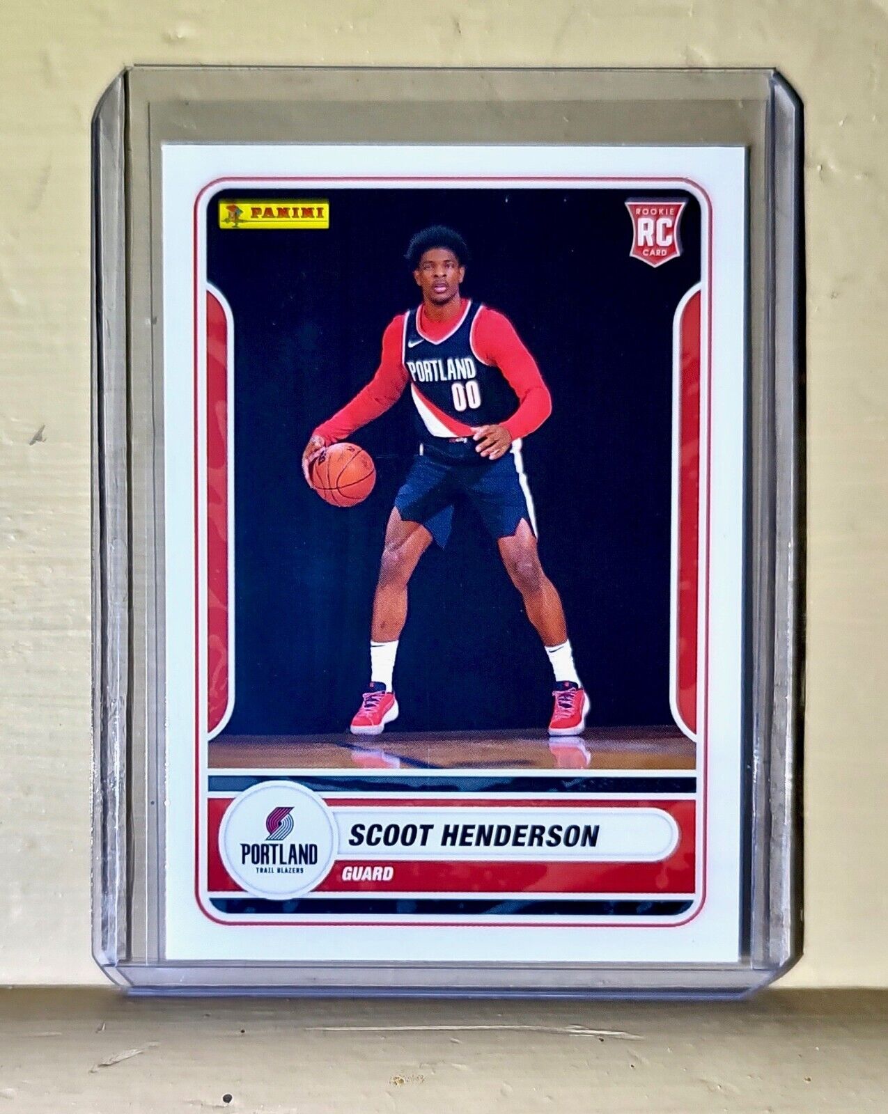 Scoot Henderson 2023-24 Panini NBA Basketball #73 Rookie Card Trail Blazers