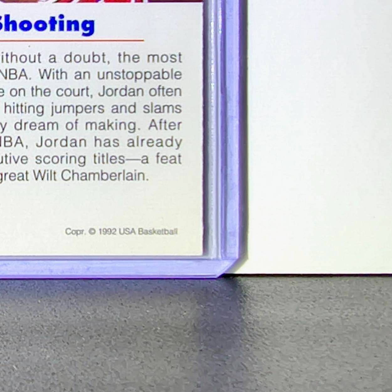 Michael Jordan 1992-93 Skybox USA Basketball #44 Basketball Card Chicago Bulls