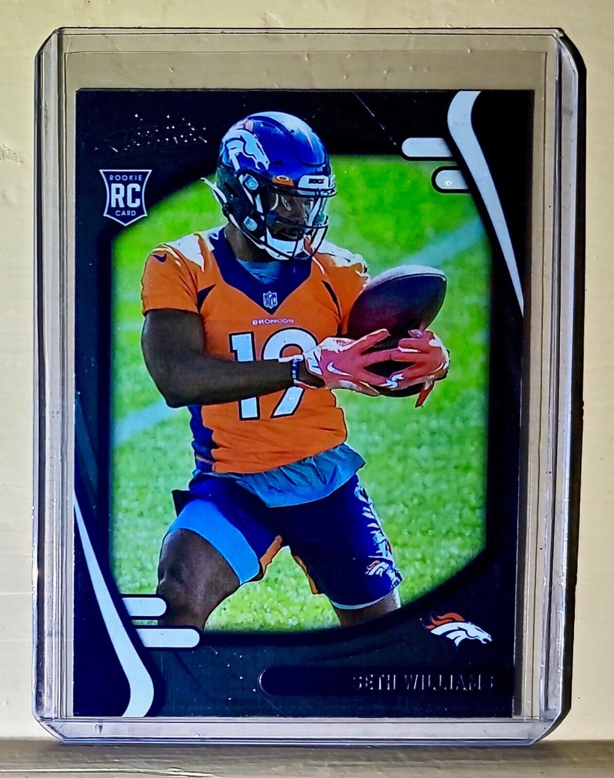 Seth Williams 2021 Panini NFL Absolute Football #172 Rookie Card Broncos