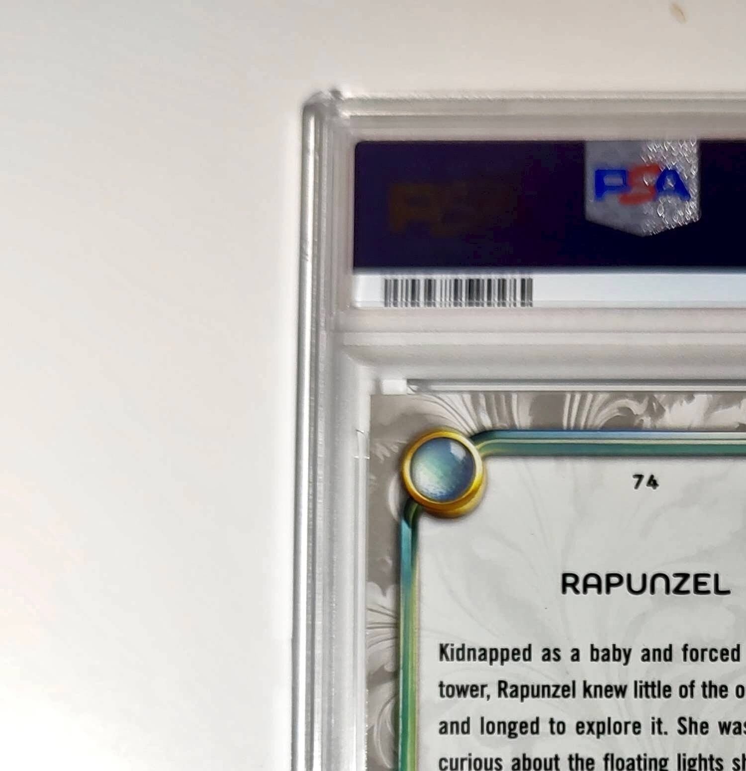 Rapunzel 2025 Topps Disney Wonder #74 Winter Variant Card Tangled PSA 10