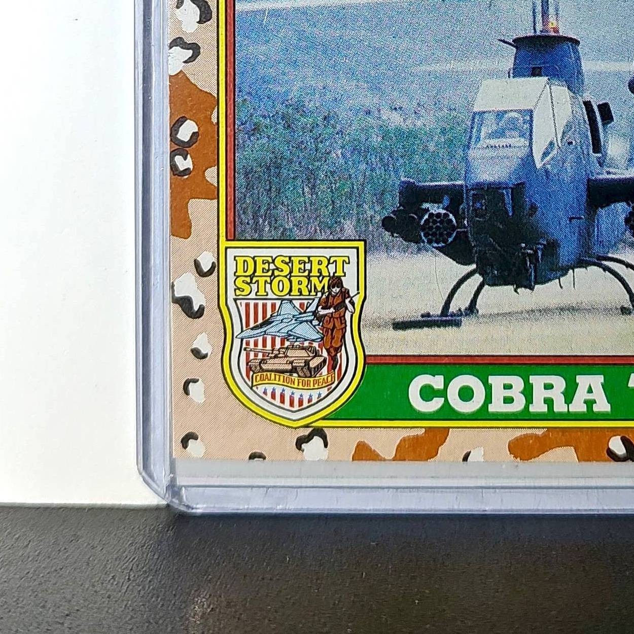 Cobra Helicopter 1991 Topps Desert Storm #16 Card