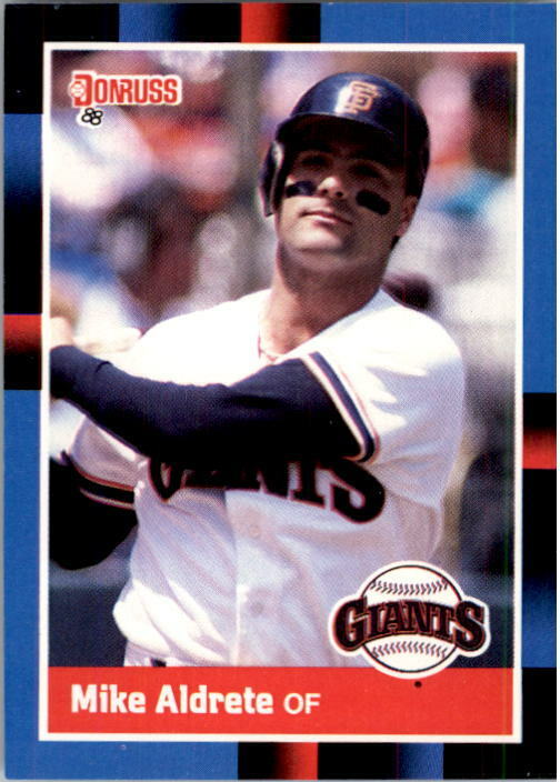 1988 Mike Aldrete Donruss Baseball Card #362