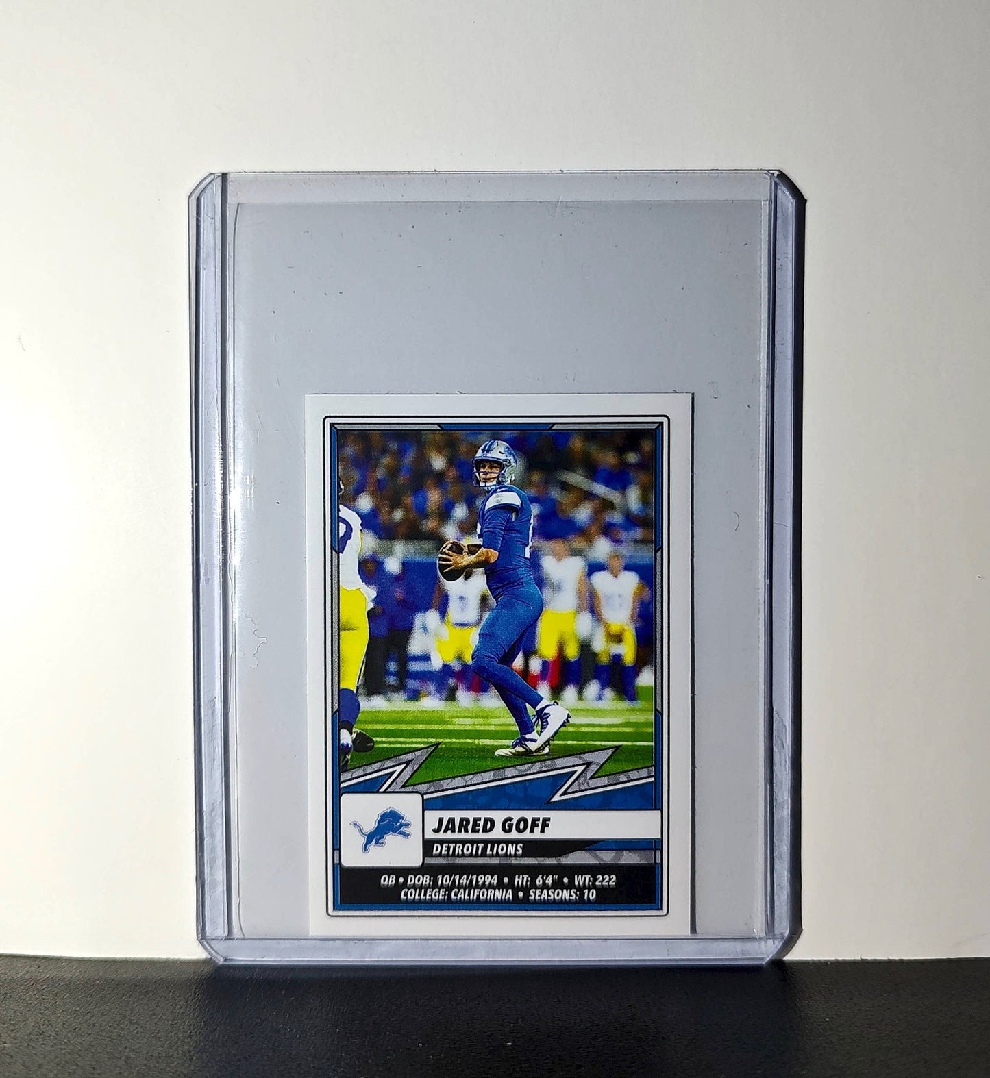 Jared Goff 2025 Panini NFL #376 Sticker Detroit Lions