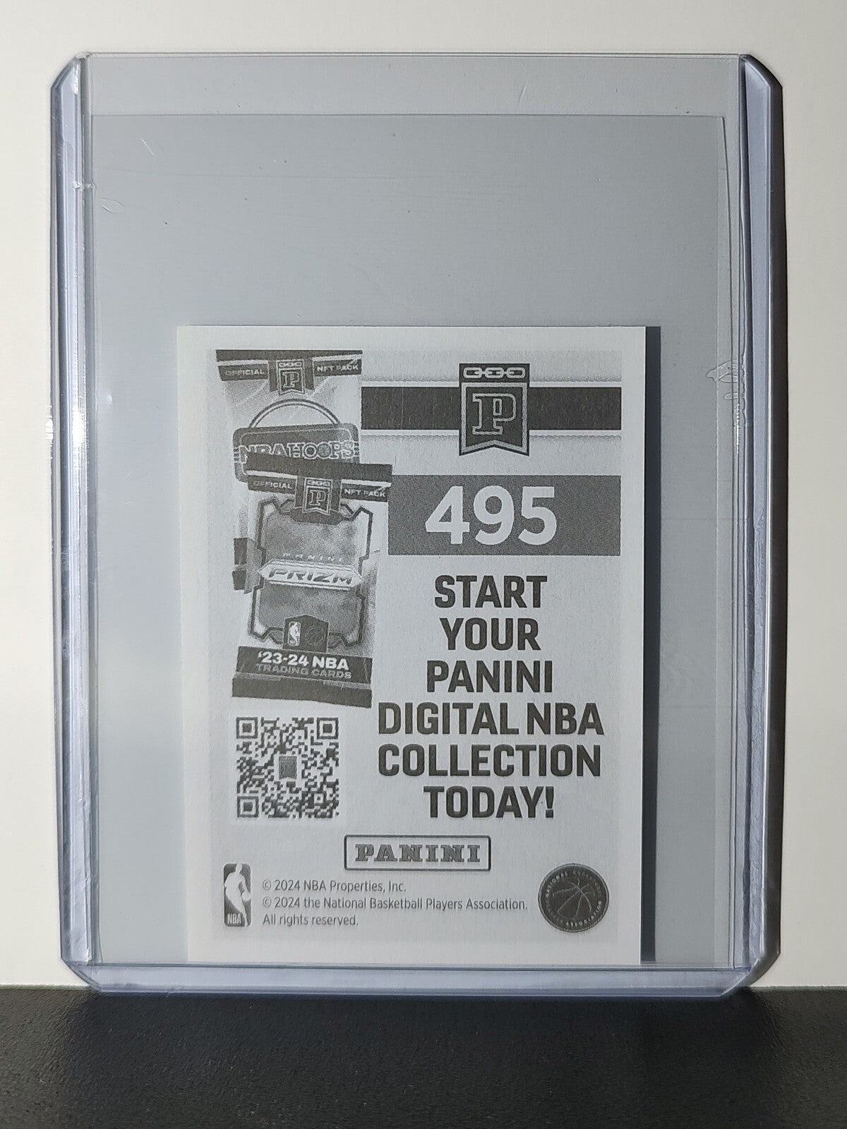 Larry Bird Legends 2024-25 Panini NBA #495 Sticker Card Boston Celtics