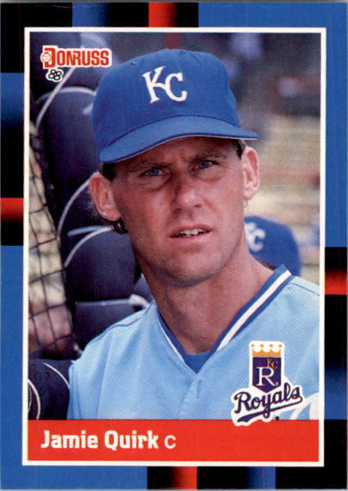 1988 Jamie Quirk Donruss Baseball Card #404