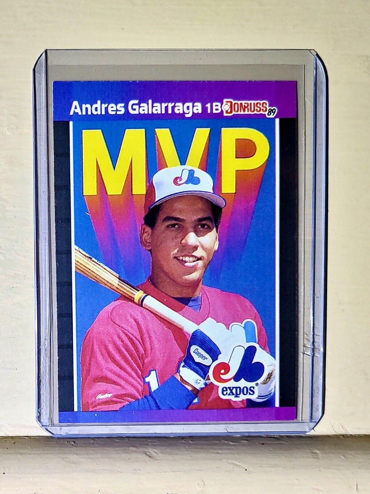 1989 Andres Galarraga Donruss Baseball Card #BC-16