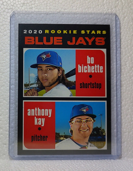 Bo Bichette / Anthony Kay 2020 Topps MLB #52 Rookie Star Baseball Card Blue Jays