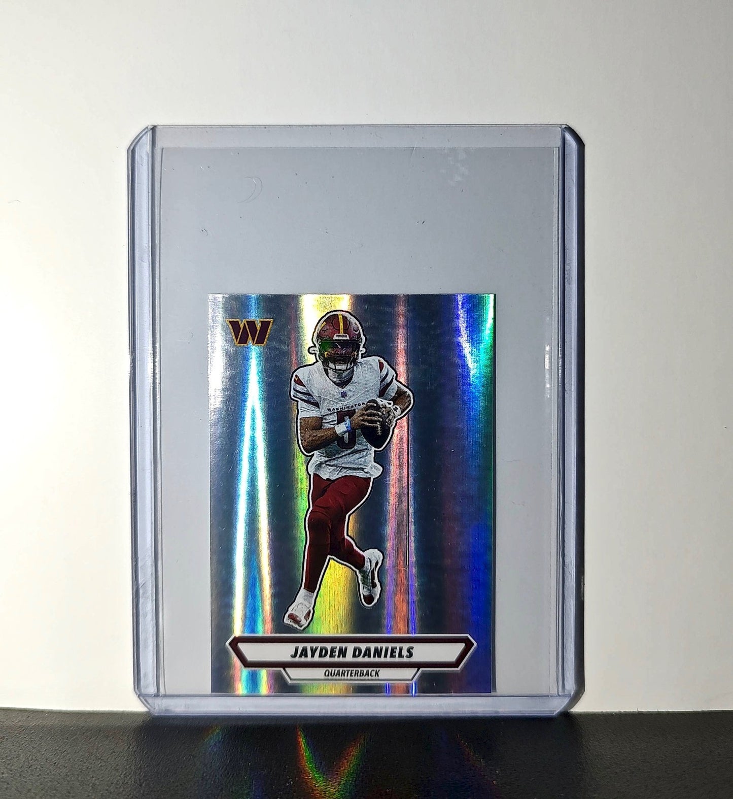 Jayden Daniels 2025 Panini NFL #343 Foil Sticker Commanders