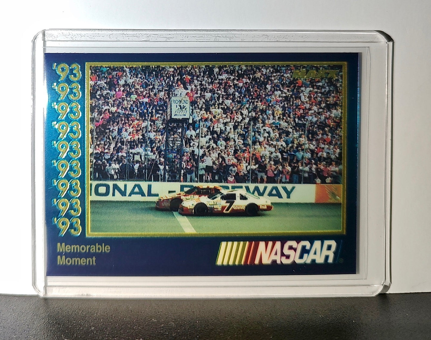 Memorable Moment 1993 Maxx Premier Plus Racing #13 NASCAR Card