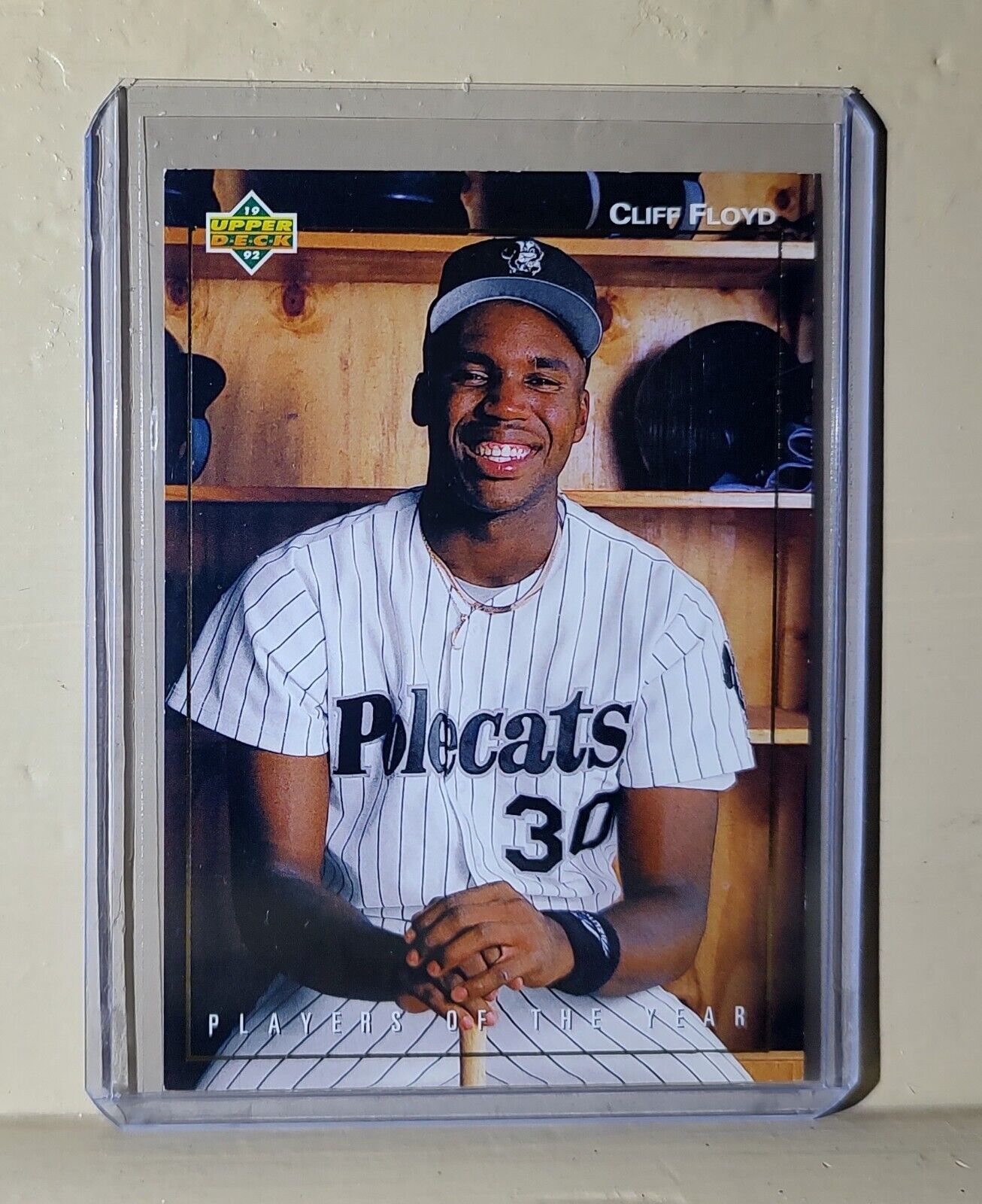 Cliff Floyd 1992 Upper Deck MLB #PY10 Baseball Card Polecats Expos Top Prospects