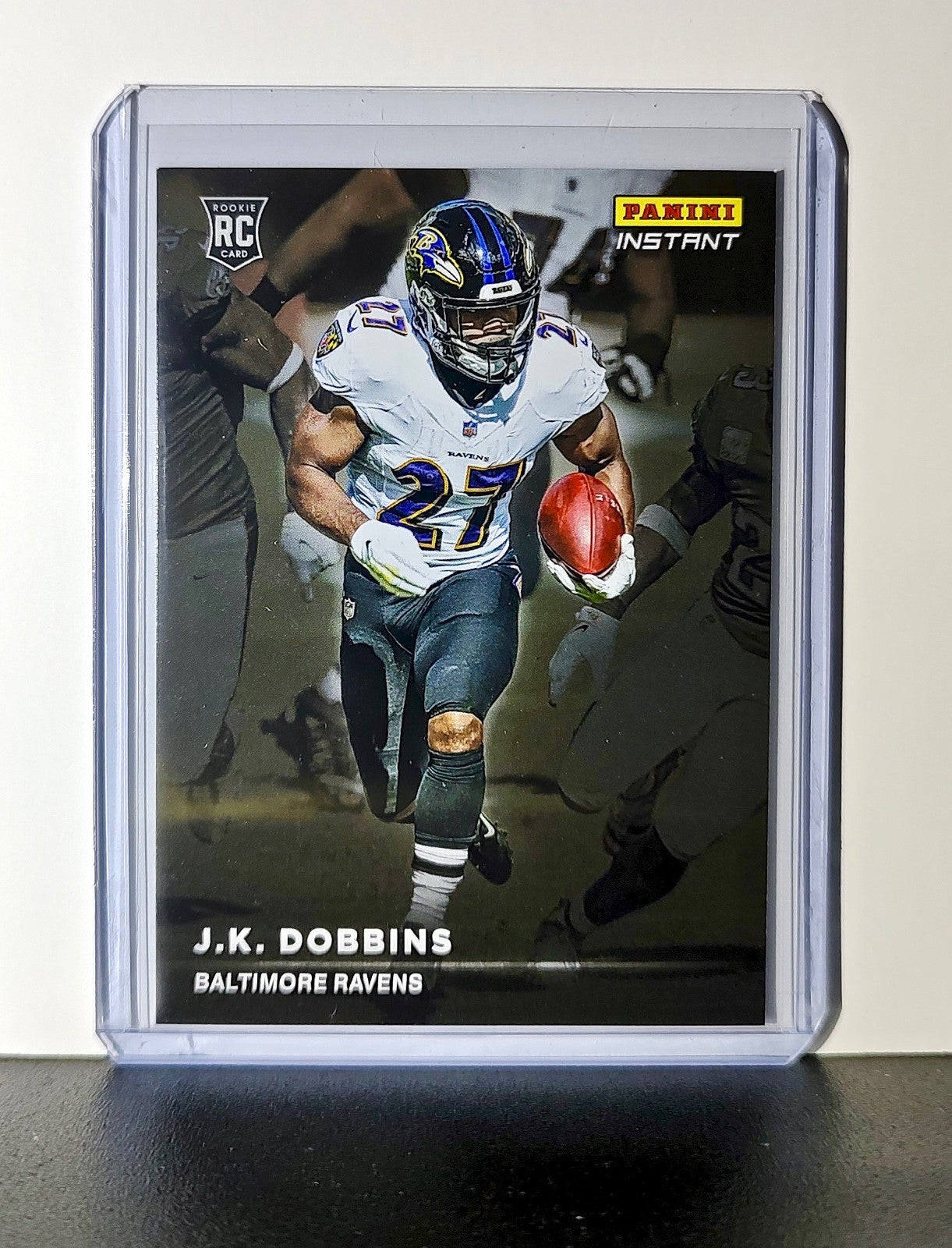JK Dobbins Rookie 2020 Panini NFL #9 Rookie Spotlight Card Baltimore Ravens