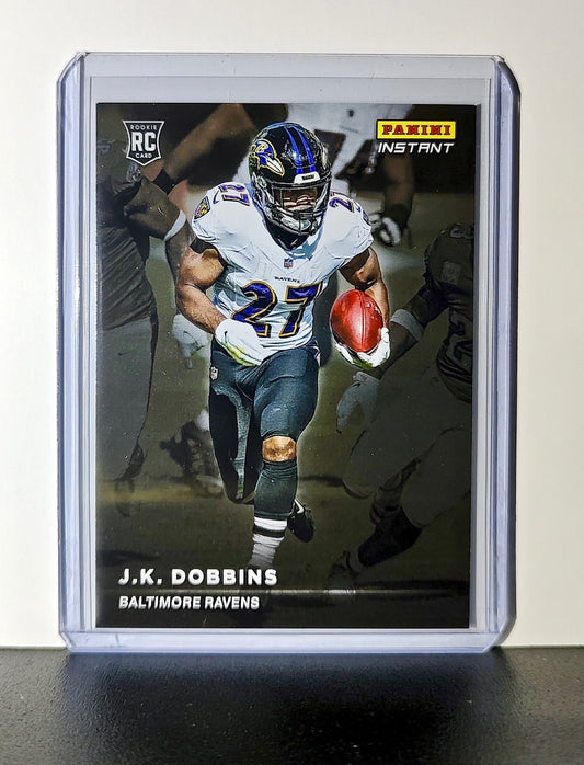 JK Dobbins Rookie 2020 Panini NFL #9 Rookie Spotlight Card Baltimore Ravens