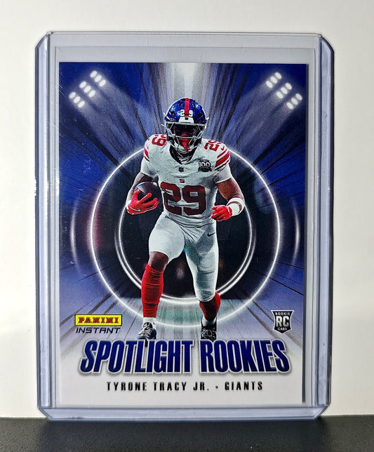 Tyrone Tracy Jr Rookie 2024 Panini Spotlight Rookies NFL #8 Card Giants 1 of 142