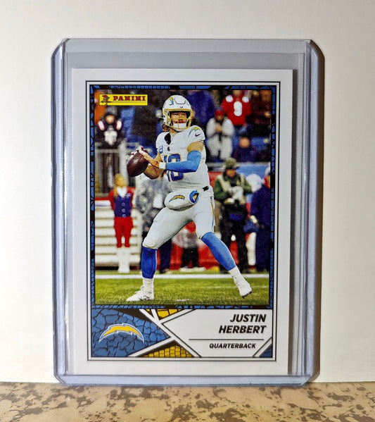 Justin Herbert 2024 Panini NFL #31 Sticker Card Los Angeles Chargers